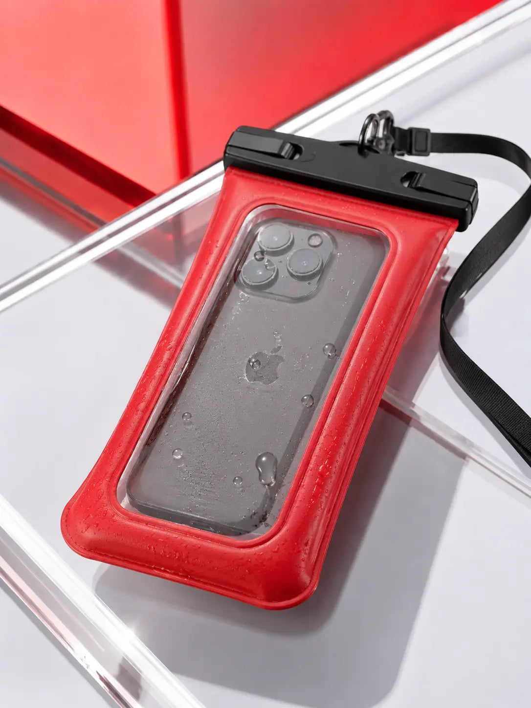 Coque Pochette Étanche Rembourrée iPhone